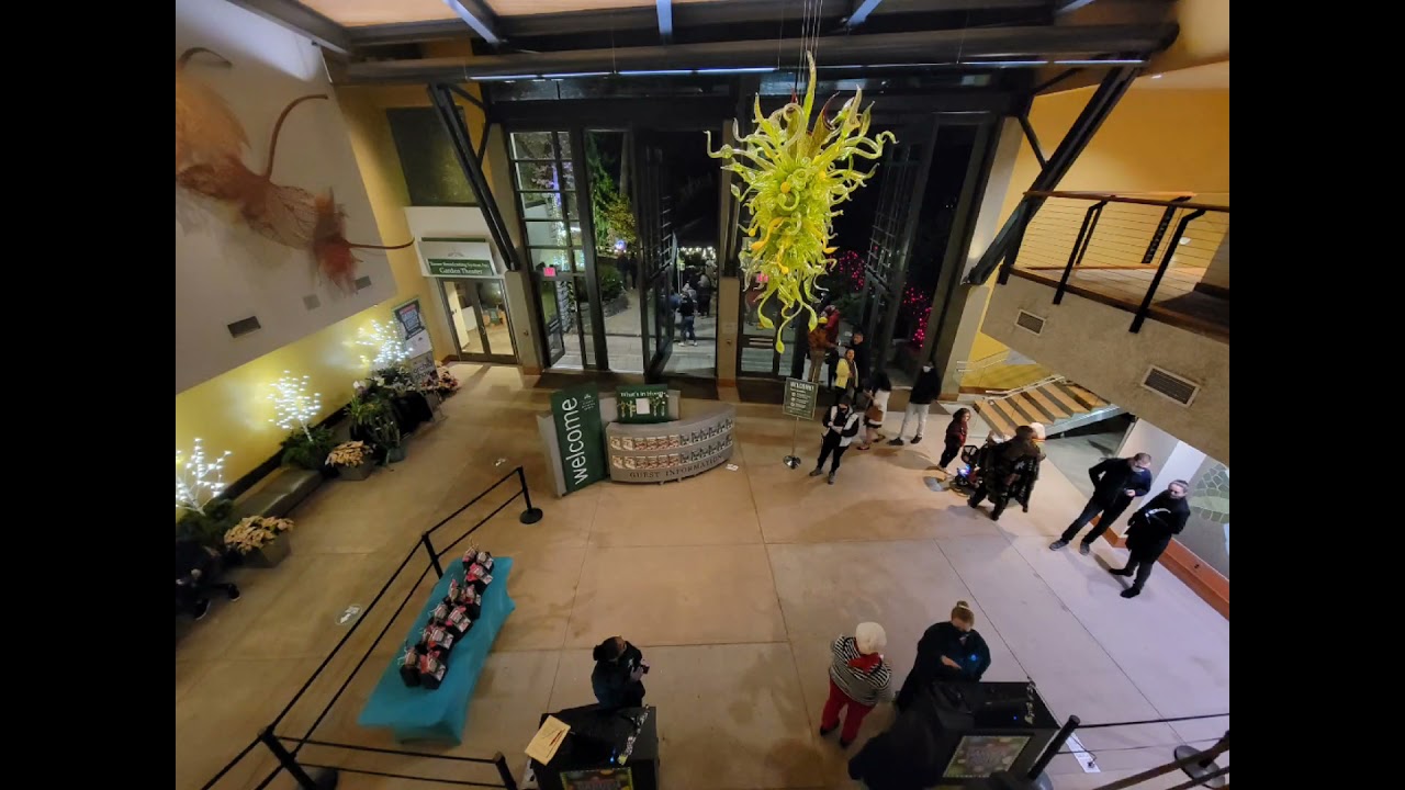 Atlanta Botanical Garden Holiday lights YouTube