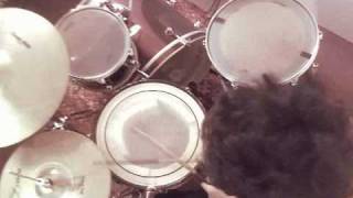 Video thumbnail of "oh moradora - drum cover -jaime murrell BATERIA"