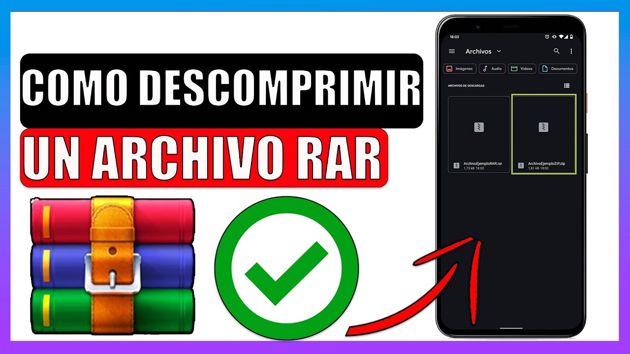 🔴Como descomprimir un archivo rar en android 2022 - YouTube
