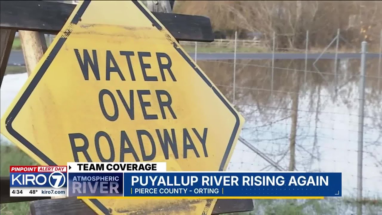 Orting, Pierce County brace for more flooding - YouTube