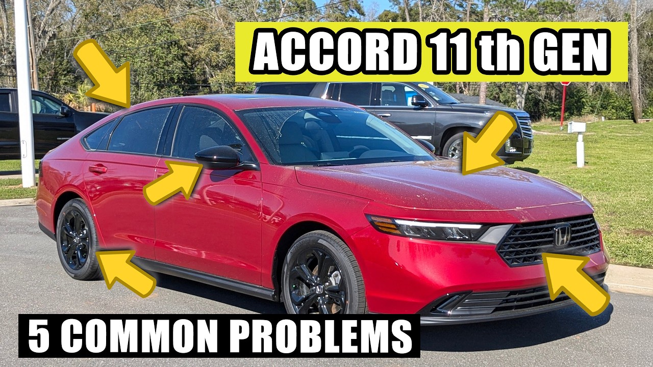 5 Most Common Problems of the Honda Accord 11th Gen