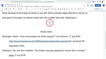 Using Google Docs to Cite your sources