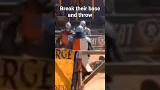 knights axe fight at the Texas Renaissance Festival.