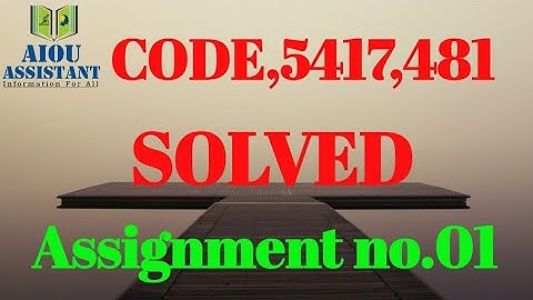 Aiou solved Assignment autumn 2020 || Aiou BED solved Assignment Autumn 2020