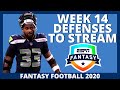 2020 Fantasy Football: Week 14 Defense Streams (D/ST Pickups)