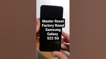 Master Reset Factory Reset Wipe & Clean Samsung Galaxy S22 5G in 44 Seconds The Quickest Reset Video