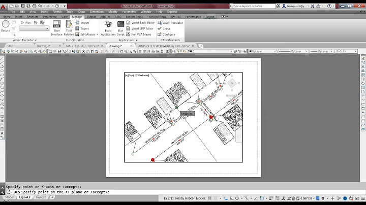 Rotate viewport- change direction of view in the layout