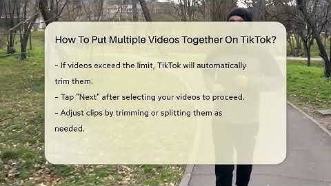 How To Put Multiple Videos Together On TikTok? - Everyday-Networking