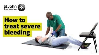 How to Treat Severe Bleeding  First Aid Training  St John Ambulance