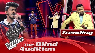 Udula Anuk | Raa Sihine Maa (රෑ සිහිනෙ මා) | Blind Auditions | The Voice Teens Sri Lanka