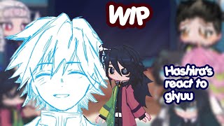 Hashira’s react to tomioka giyuu || ANGST || ( sanegiyu) WIP!!