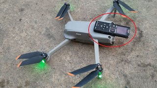 Testing Drone DJI Air 2S With Voice Recorder