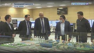 Профессор ва фан докторларидан иборат ишчи гуруҳ «Uzbekistan GTL» заводига ташрифи