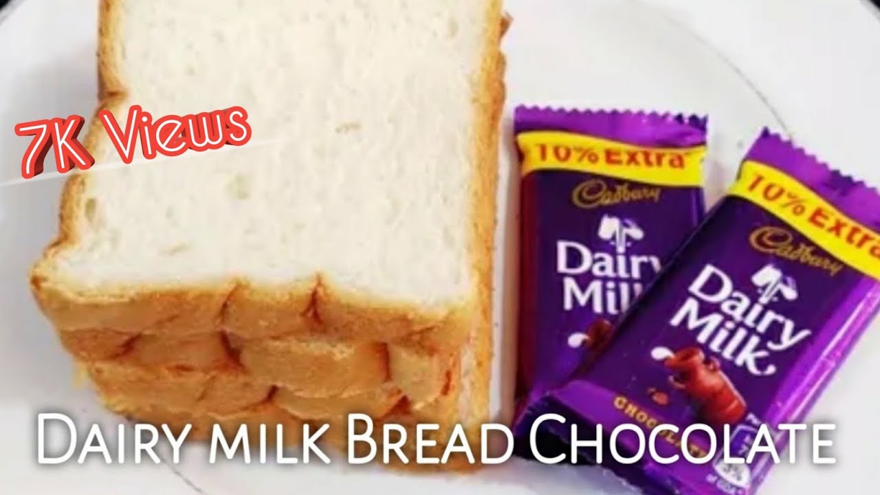 dairy milk bread chocolate sandwich Fried  bread chocolate |A different chocolate sandwich recipe |