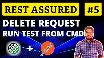 REST Assured API Testing Tutorial-05 | DELETE Request | Run Test from Command Prompt | Run Maven Pro