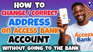 एक्सेस बैंक ऐप में एक्सेस बैंक खाते में अपना पता कैसे बदलें/सही करें screenshot 2