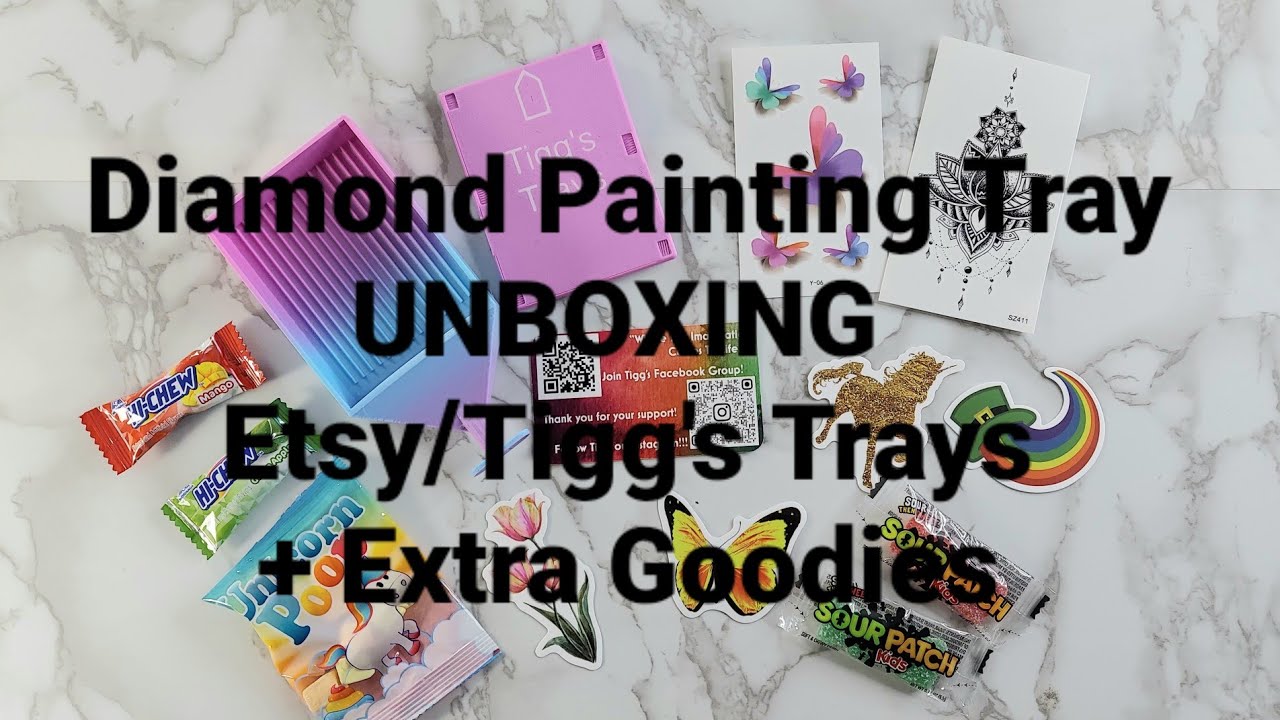 Diamond Painting Accessories Unboxing - NyxsNotions (Thanks Sandra!),  Addmorezest & Glitter Drills 