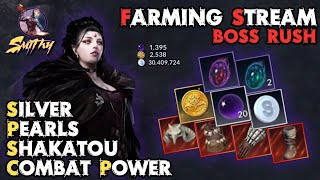 🔴[Stream]Boss Rush - Farm Silver, Pearls, Gold Coins, CP - Black Desert Mobile Global - Smithy