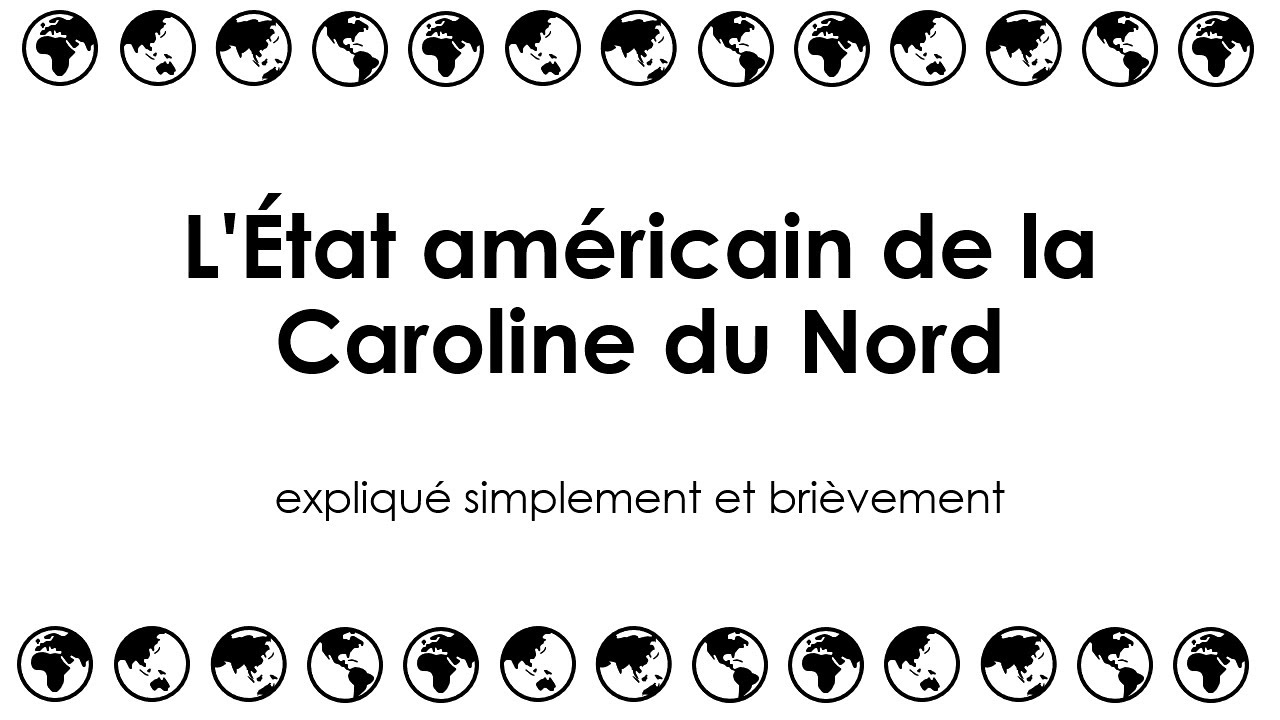L'État américain de la Caroline du Nord