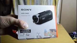 Новая видеокамера и ее краткий обзор Sony HDR-CX405