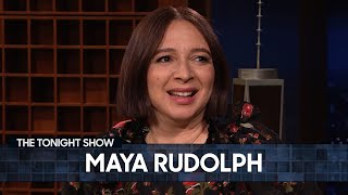 Maya Rudolph Wears Princes Belly Chain As A Necklace The Tonight Show Starring Jimmy Fallon