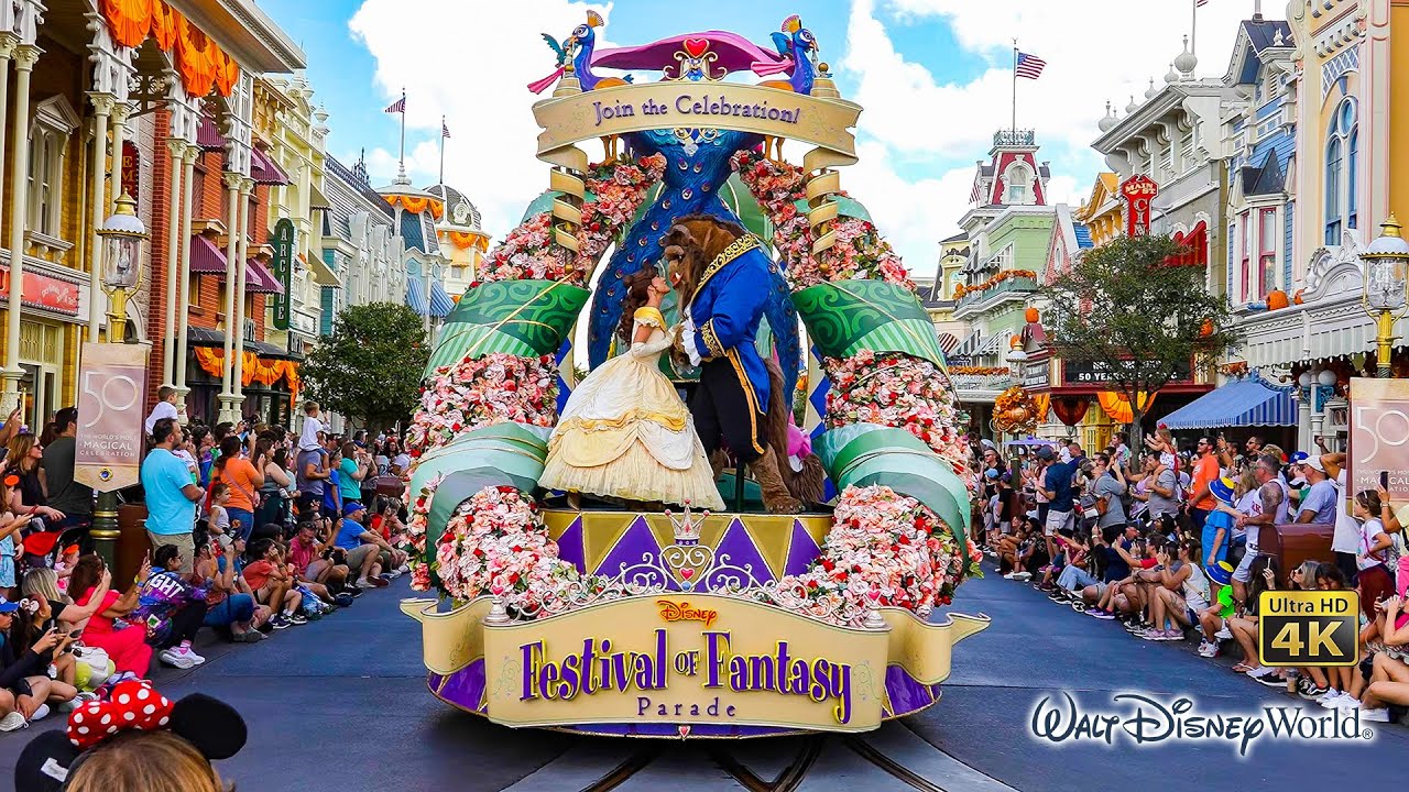 Festival of Fantasy Parade 4K Magic Kingdom Walt Disney World 2022 10