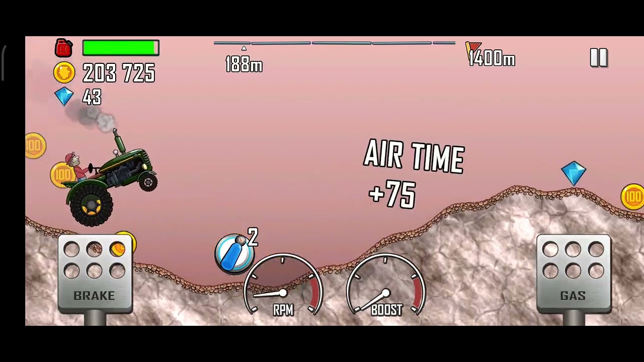 Hill Climb Racing MARS TRACTOR