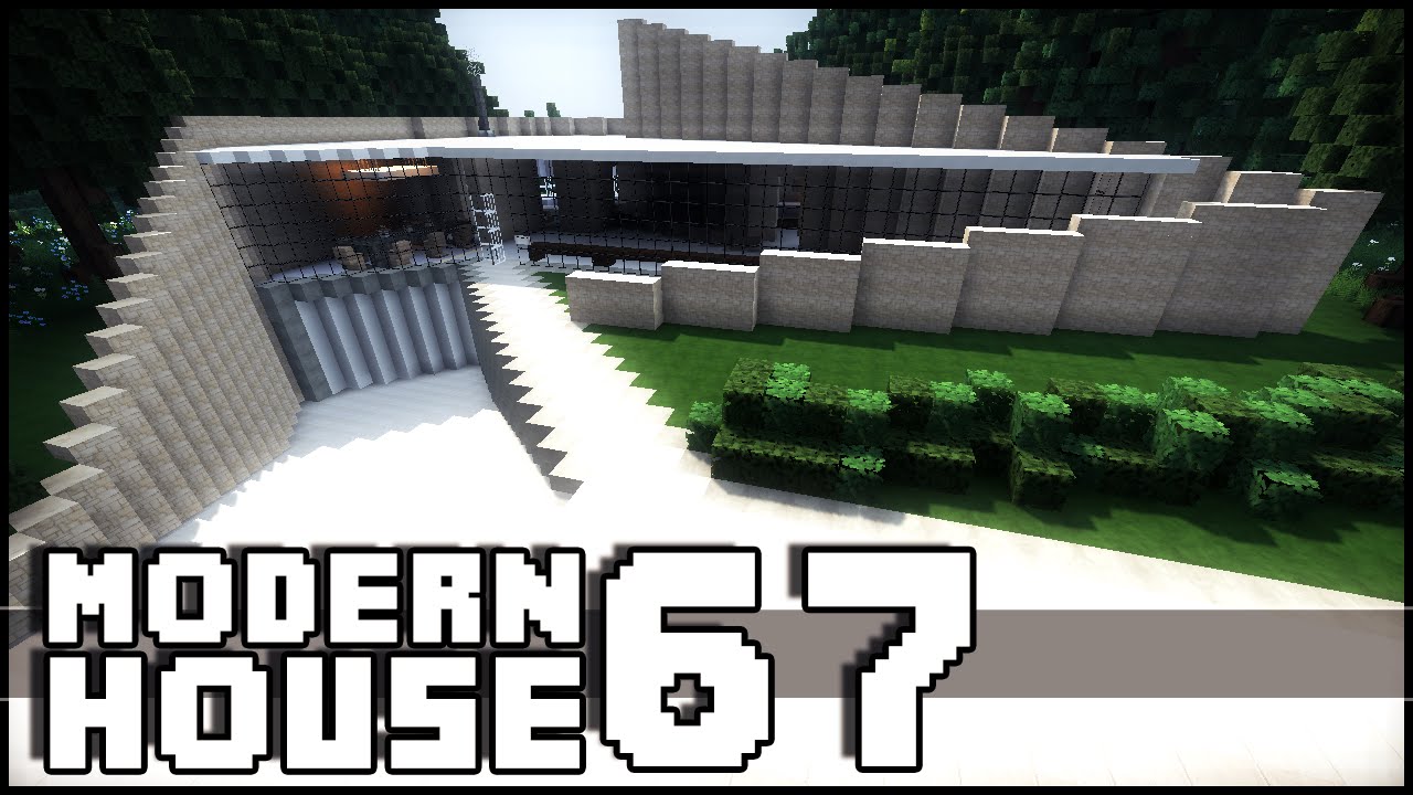 Minecraft Modern House 67 Epic Shapes Youtube
