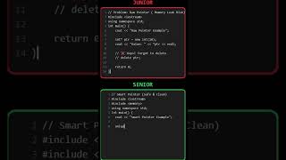 Raw Pointer vs Smart Pointer 💀 | This Mistake Causes Memory Leaks