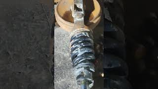 track adjuster excavator #coal #coalmining #mining #excavator #idler #excavators #mechanic #machine