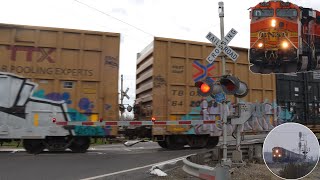 BNSF 5256 Manifest Train East | Avena Rd. Railroad Crossing, Escalon CA BNSF 5256 Manifest Train East | Avena Rd. Railroad Crossing, Escalon CA