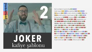 Joker - Başarcam Ulan - Verse 2 - Sözler & Kafiye Şablonu