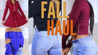 NEW FALL FASHION NOVA HAUL | 2017 CLOTHING TRY ON!