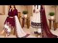 Kurta Trouser Embroidery designs With Designer Dupatta ✨ Embroidery Dress design With Sewing Machine