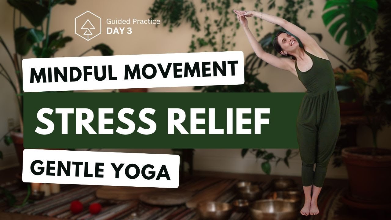 Gentle Yoga for Stress Relief | Day 3 of Holiday Stress Relief Challenge