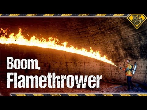 The Big Flamethrower Test! ?We Test This Homemade Flamethrower | Is This The Best DIY Flamethrower?