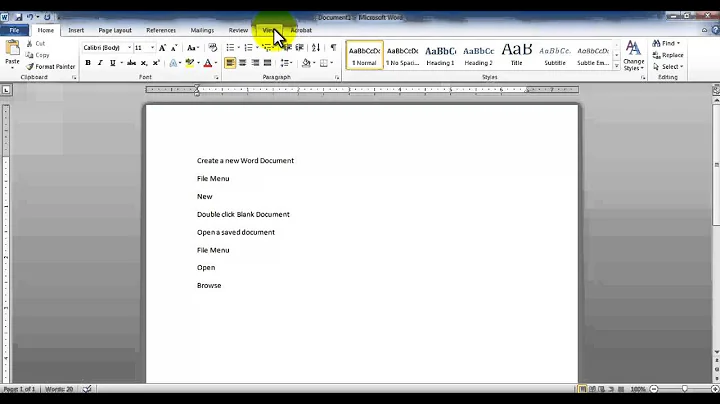 MS PowerPoint Tutorial - Create Slides from MS Word Outline