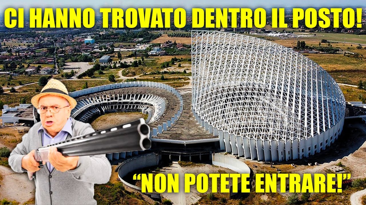 ESPLORAZIONE DELLA VELA DI CALATRAVA - CI HANNO TROVATO DENTRO ALLA STRUTTURA!
