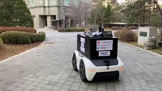 Autonomous Delivery Robot Demonstration Using NDT matching and LiDAR Odometry in APT