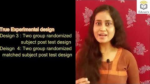 Research Methodology - 06 ( Experimental Design) Part 1