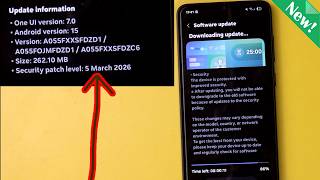 Samsung Galaxy A05 One Ui 7 Android 15 Update | Security Patch Level March 5 2026