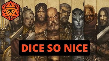 Best FoundryVTT Module For Adding 3D Dice Roll Animations (Dice So Nice)