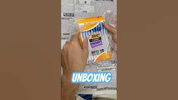 Unboxing BIC ballpoint pen #bicpes #bicballpointpen #unboxing  #ballpointpenart