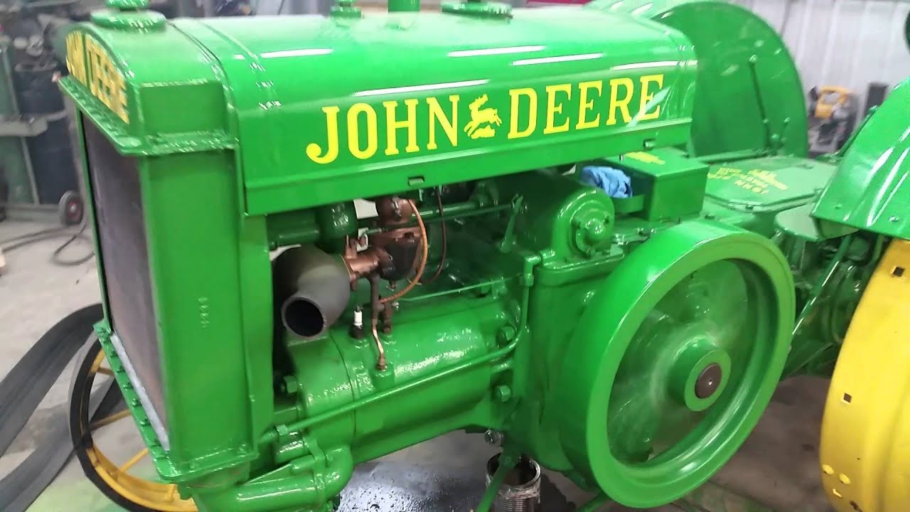 john deere spoker d first run. YouTube