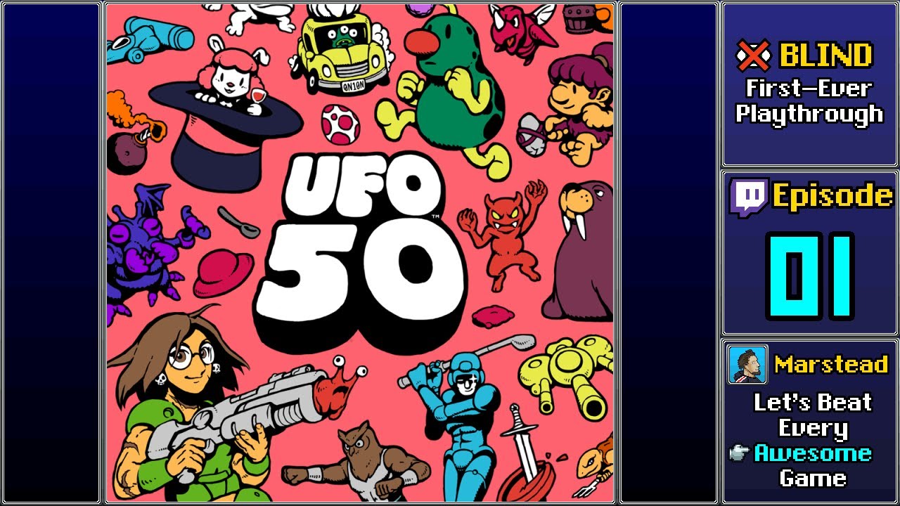 ▶️ Start Playthrough - UFO 50 [Blind] (Episode 1)
