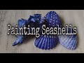 DIY Painting Seashells Bohemian Beach Decor Ideas Simple Easy Using Acrylic Paint