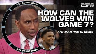Thumbnail for Stephen A. on how the Timberwolves can win Game 7: 'Make them FEAR your STAR!' | NBA Countdown