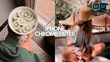 iPhone Chrome Filter | Free Lightroom Mobile Presets Free DNG XMP | Lightroom Editing Tutorial