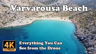 Paralia Varvarousa Beach from Drone in 4K / Παραλία Βαρβαρούσα από Drone σε 4K