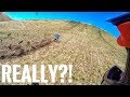 He's Just Gonna SEND IT! Dirt Bike Hill Climb